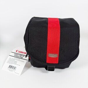 Canon 950 SR Camera Bag Black Red Padded DSLR Case w Shoulder Strap
